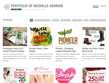 Tablet Screenshot of michelleashman.com